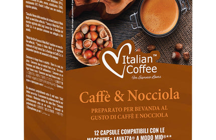 A modo mio kompatibilne kapsule italian coffee caffe e nocciola