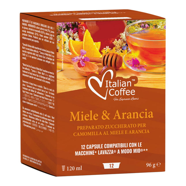 A modo mio kompatibilne kapsule italian coffee miele and arancia