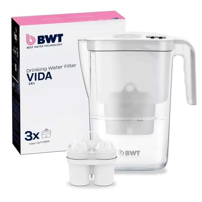 BWT Vida bokal za vodu sa 3 Soft Extra filtera, 2.6 L