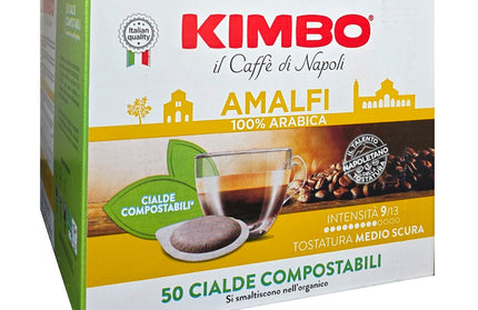 Kimbo ese pods, cialde, kafa u filter jastucicima, Amalfi arabica
