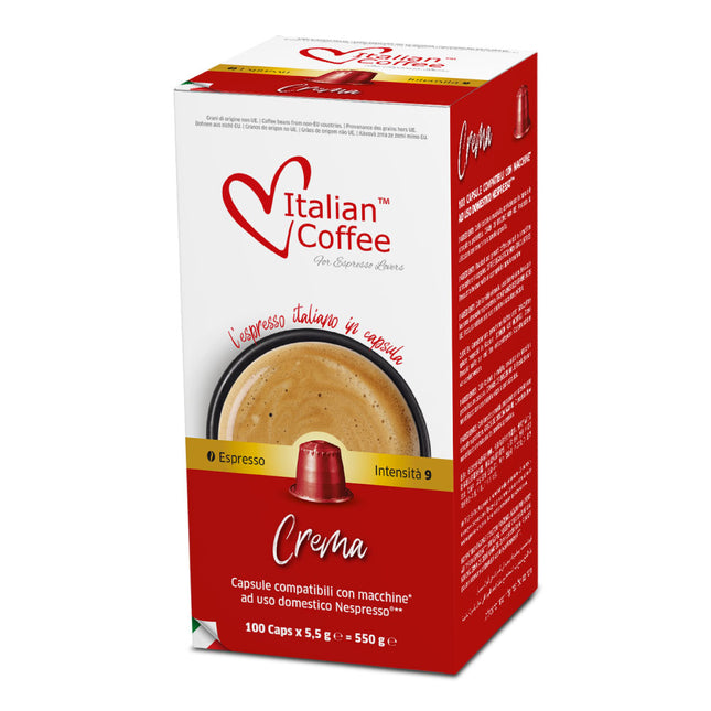Nespresso kompatibilne kapsule italian coffee crema 100 kom