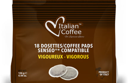 Senseo kompatibilne kapsule italian coffee vigorous