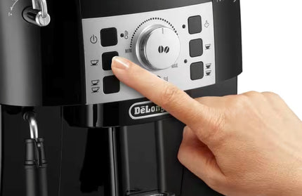 Aparat za kafu Delonghi Magnifica Start ecam22.115.b, crni, detalj displej