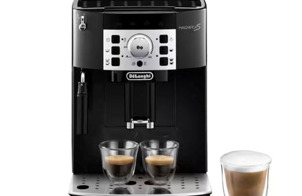Aparat za kafu Delonghi Magnifica Start ecam22.115.b, crni, prednja strana