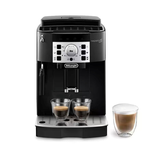 Aparat za kafu Delonghi Magnifica Start ecam22.115.b, crni, prednja strana