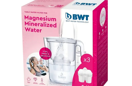 BWT Vida bokal za vodu sa 3 magnezijum filtera, 2.6 L