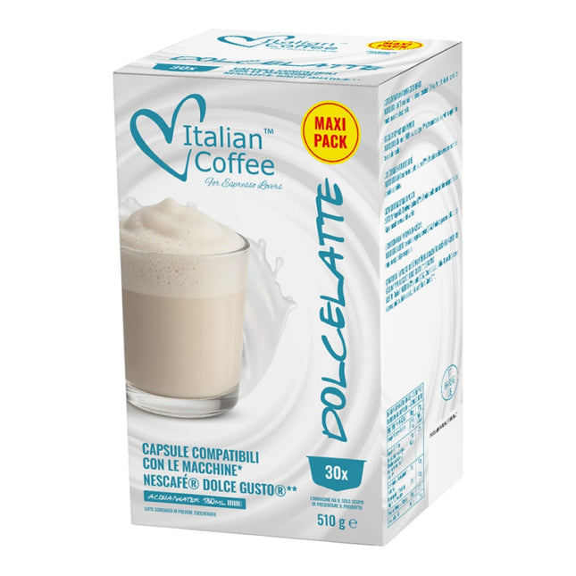 Dolce Gusto kompatibilne kapsule Italian Coffee Dolcelatte, 30 komada