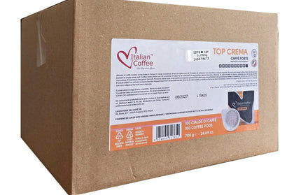 Italian Coffee ESE pods/cialde/kafa u filter jastučićim, Top Crema