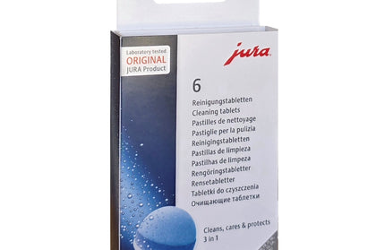 Jura tablete za čišćenje, njegu i zaštitu kafe aparata, 3 u 1, 6 tableta