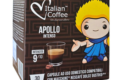Kapsule Dolce Gusto kompatibilne Italian Coffee Apollo Intenso, 30 kapsula