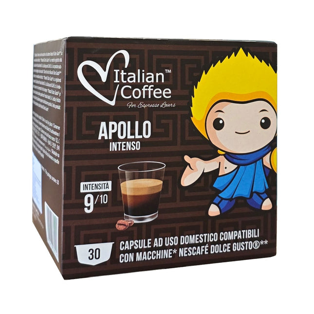 Kapsule Dolce Gusto kompatibilne Italian Coffee Apollo Intenso, 30 kapsula
