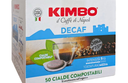 Kimbo Decaf ese pods 44 mm, cialde, kafa u filter jastučićima