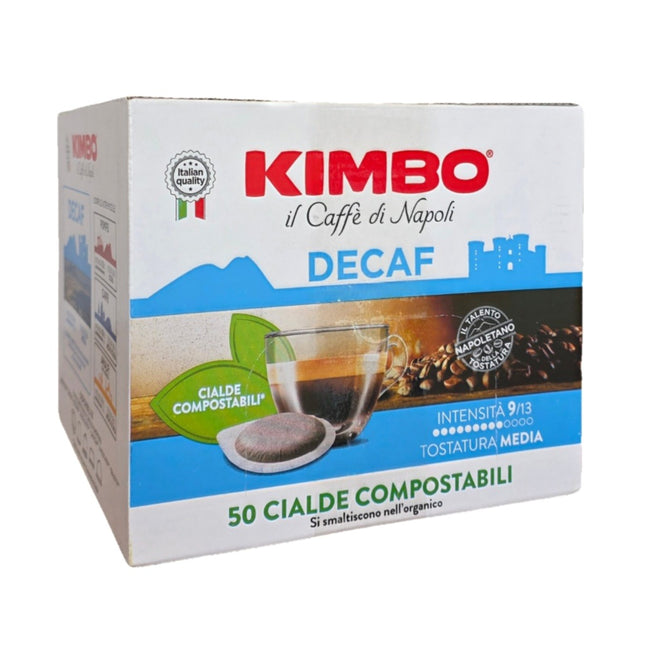 Kimbo Decaf ese pods 44 mm, cialde, kafa u filter jastučićima