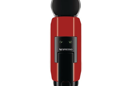 Nespresso Essenza Mini crveni kafe aparat na kapsule, odozgo