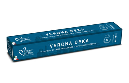 Nespresso kompatibilne alu kapsule Italian Coffee Verona Deka bez kofeina 10 kapsula