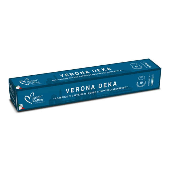 Nespresso kompatibilne alu kapsule Italian Coffee Verona Deka bez kofeina 10 kapsula