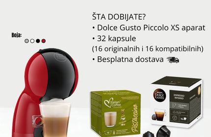Promo paket Dolce Gusto aparat, 32 kapsule, besplatna dostava