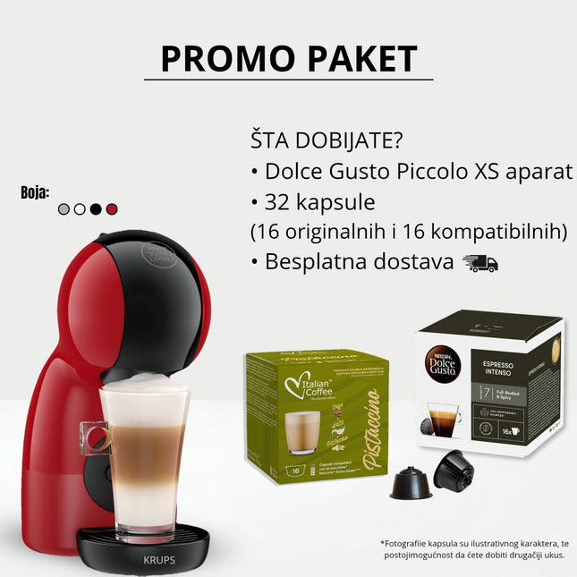 Promo paket Dolce Gusto aparat, 32 kapsule, besplatna dostava